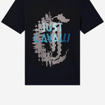 T-SHIRT IN COTONE CON STAMPA LOGO 80OAHE27 CJ110899 JUST CAVALLI 