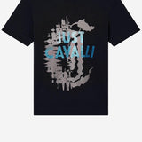 T-SHIRT IN COTONE CON STAMPA LOGO 80OAHE27 CJ110899 JUST CAVALLI 