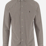 CAMICIA IN COTONE STRETCH CON MOTIVO QUADRI 710974534 004 POLO RALPH LAUREN 