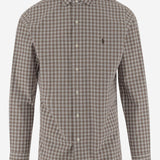 CAMICIA IN COTONE STRETCH CON MOTIVO QUADRI 710974534 004 POLO RALPH LAUREN 