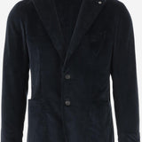 GIACCA MONOPETTO IN VELLUTO DI COTONE STRETCH 1SMC22K 300009B3429 TAGLIATORE 