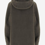 FELPA IBRIDA FULL-ZIP CON CAPPUCCIO CFBLSW2000MRUT5220 6644 WOOLRICH 
