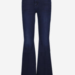 JEANS LIL WEEKENDER FRAY IN DENIM DI COTONE STRETCH P535 104CMH MOTHER 