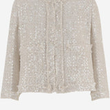 Giacca con paillettes S2619 5000501 SOI 