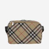 BORSA A TRACOLLA CON MOTIVO CHECK 8091320 SAND BURBERRY 