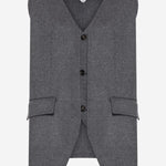 GILET MULTISTRATO IN LANA 835294 V4CB01307 BOTTEGA VENETA 