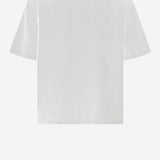 T-SHIRT IN COTONE CON LOGO OMAA120C99JER008 0110 OFF-WHITE 