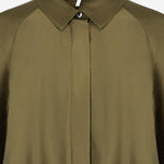 CAMICIA FLUIDA IN VISCOSA STRETCH CON MANTELLINA POSTERIORE S359Y05XGF 4160 LOEWE 