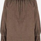 Blusa Dicte in pelle scamosciata 103674 11A BY MALENE BIRGER 