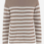 MAGLIA IN CASHMERE CON MOTIVO A RIGHE R2C103 414 BRUNO MANETTI 