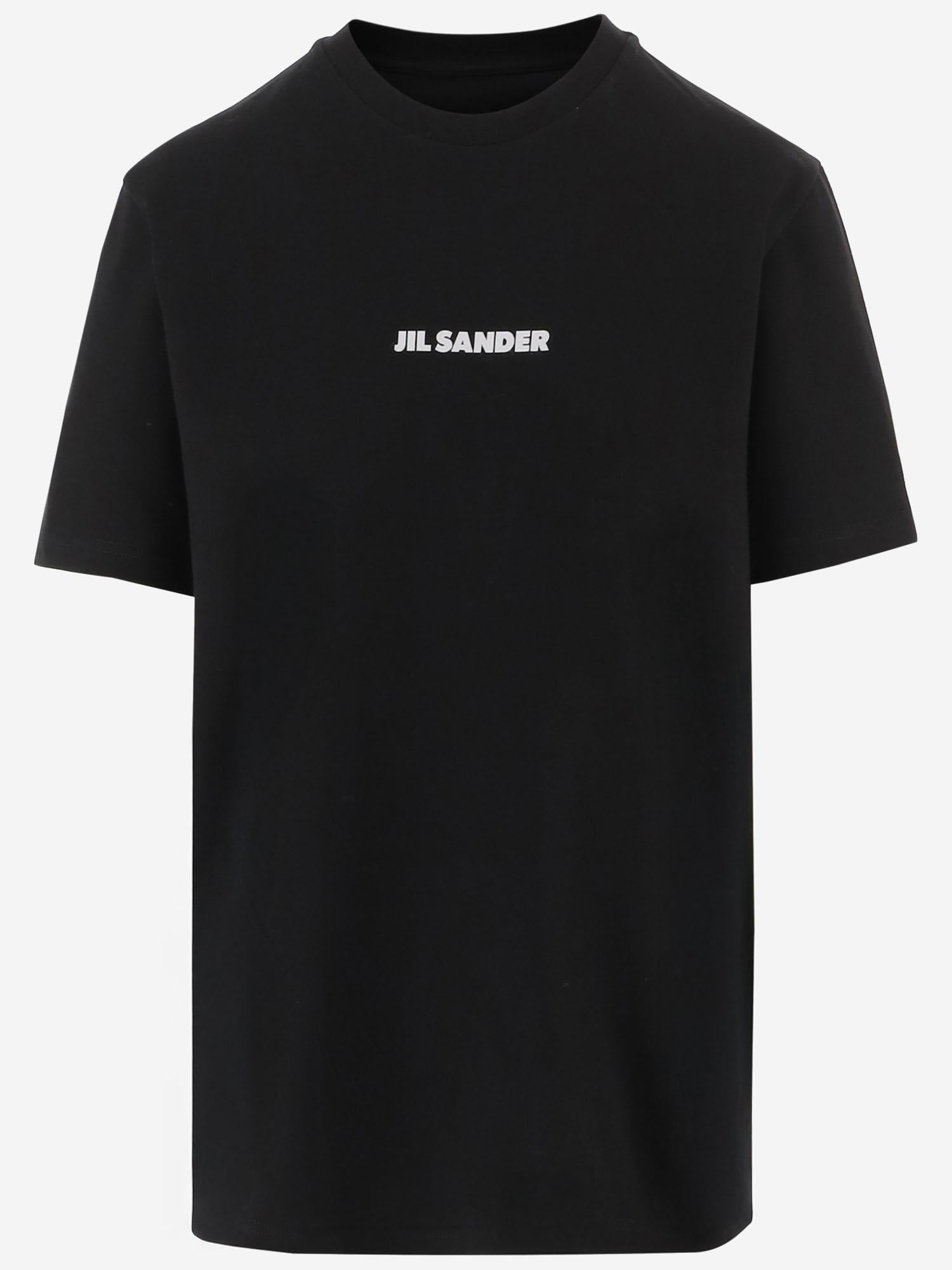T-SHIRT IN COTONE CON LOGO J02GC0142 J20103001 JIL SANDER 