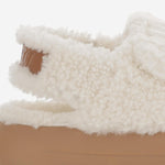SANDALI IN SHEARLING CON SUOLA SPESSA 2420020 H017 MOON BOOT 
