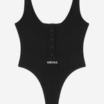 BODY IN COTONE STRETCH CON LOGO 1019688 1A095511B000 VERSACE 