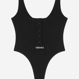 BODY IN COTONE STRETCH CON LOGO 1019688 1A095511B000 VERSACE 