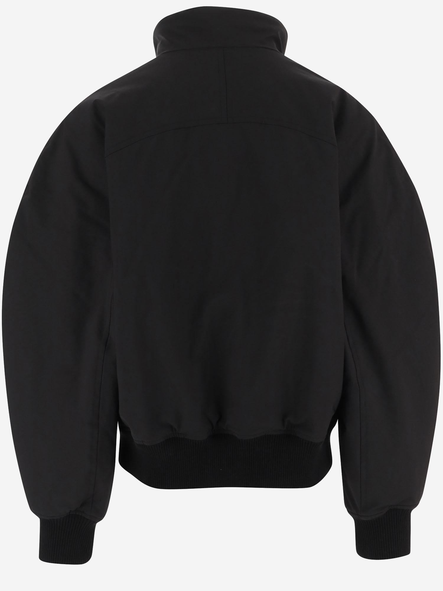 GIUBBOTTO IN MISTO COTONE STRETCH CON ZIP E COLLO ALTO HOUM00123AW00239 990 JACQUEMUS 