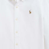 CAMICIA IN COTONE CON LOGO 313929954 004 POLO RALPH LAUREN KIDS 