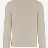 MAGLIA CON TRECCE IN COTONE E ALPACA K4138LW KBG K-WAY 