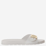 Sandali slide Buckle con logo 157872 100 TORY BURCH 