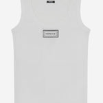 CANOTTA IN COTONE STRETCH CON LOGO 1023210 1A172221W000 VERSACE 