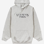 FELPA IN MISTO COTONE CON STAMPA VETEMENTS PARIS UE54HD500G GREYMELANGE VETEMENTS 