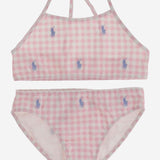 BIKINI IN NYLON STRETCH CON LOGO 313935066 002 POLO RALPH LAUREN KIDS 