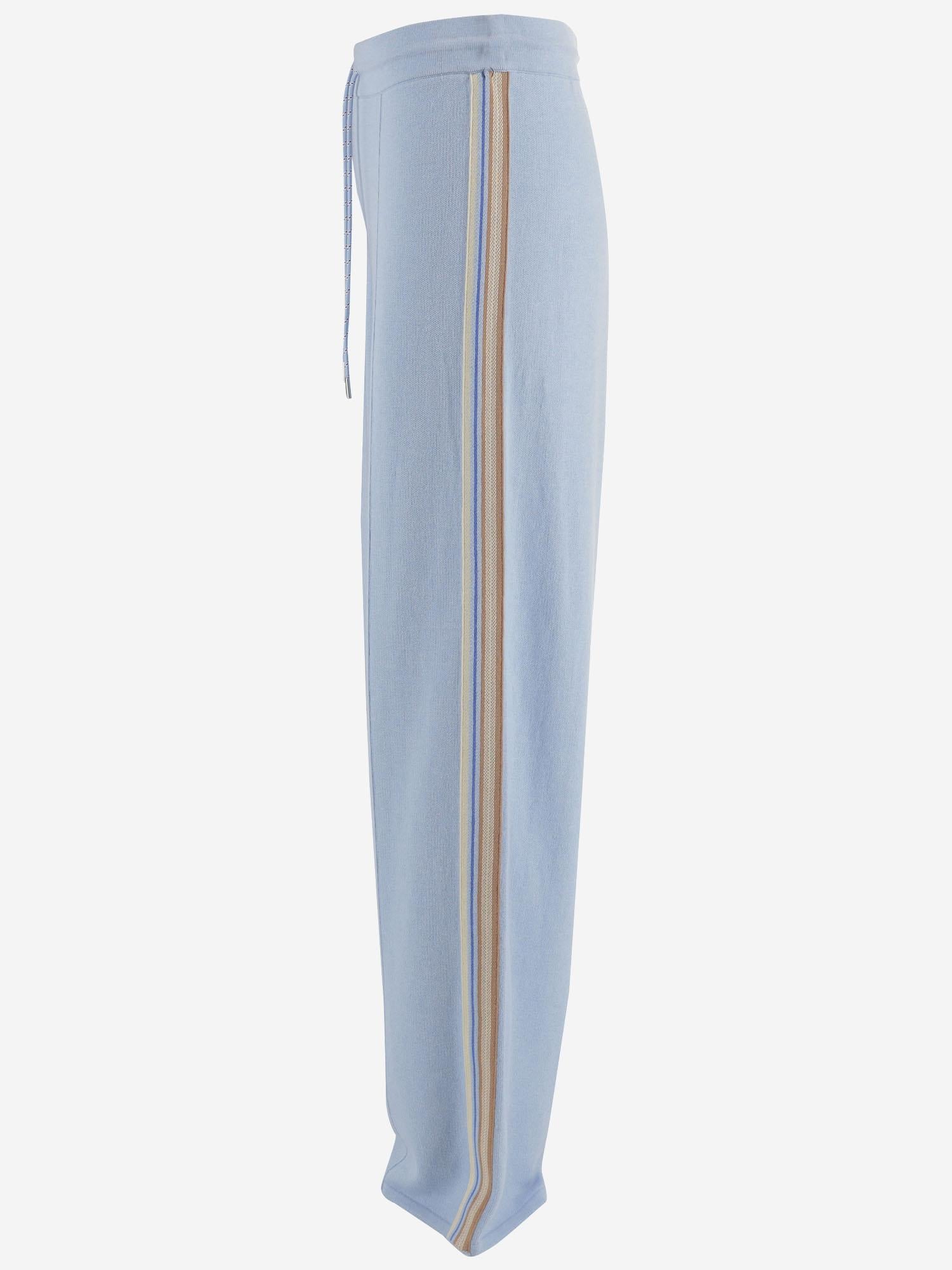 PANTALONI TRACK PANT IN COTONE E CASHMERE W40930JL CLRSKY GUEST IN RESIDENCE 