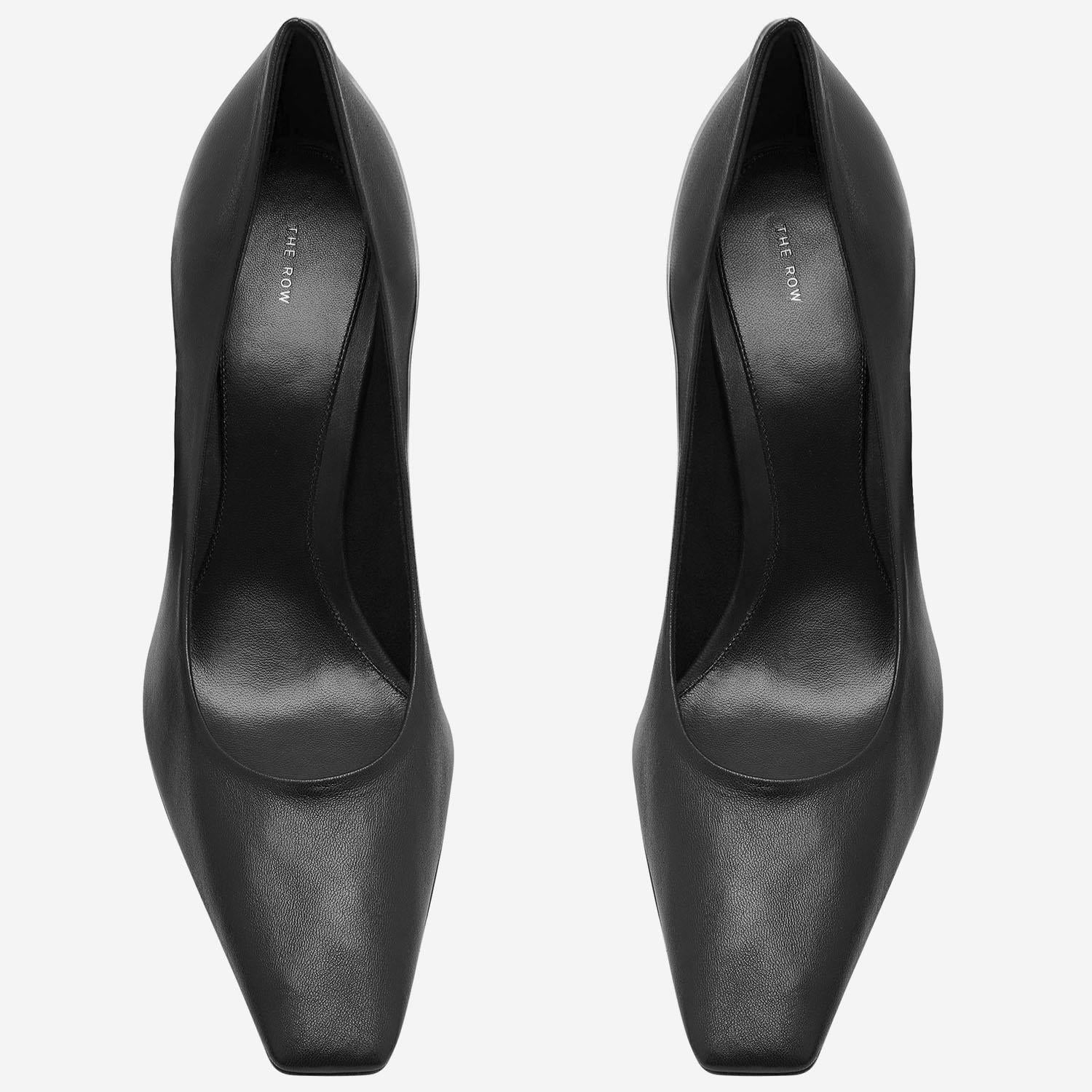 Carla Pump 45 in pelle F1692SN65 BLK THE ROW 