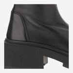 STIVALI IN PELLE LUNEKBFLAT SRNBLACK JIMMY CHOO 