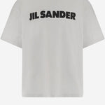T-SHIRT IN JERSEY DI COTONE CON LOGO J54GC0011 J45148058 JIL SANDER 