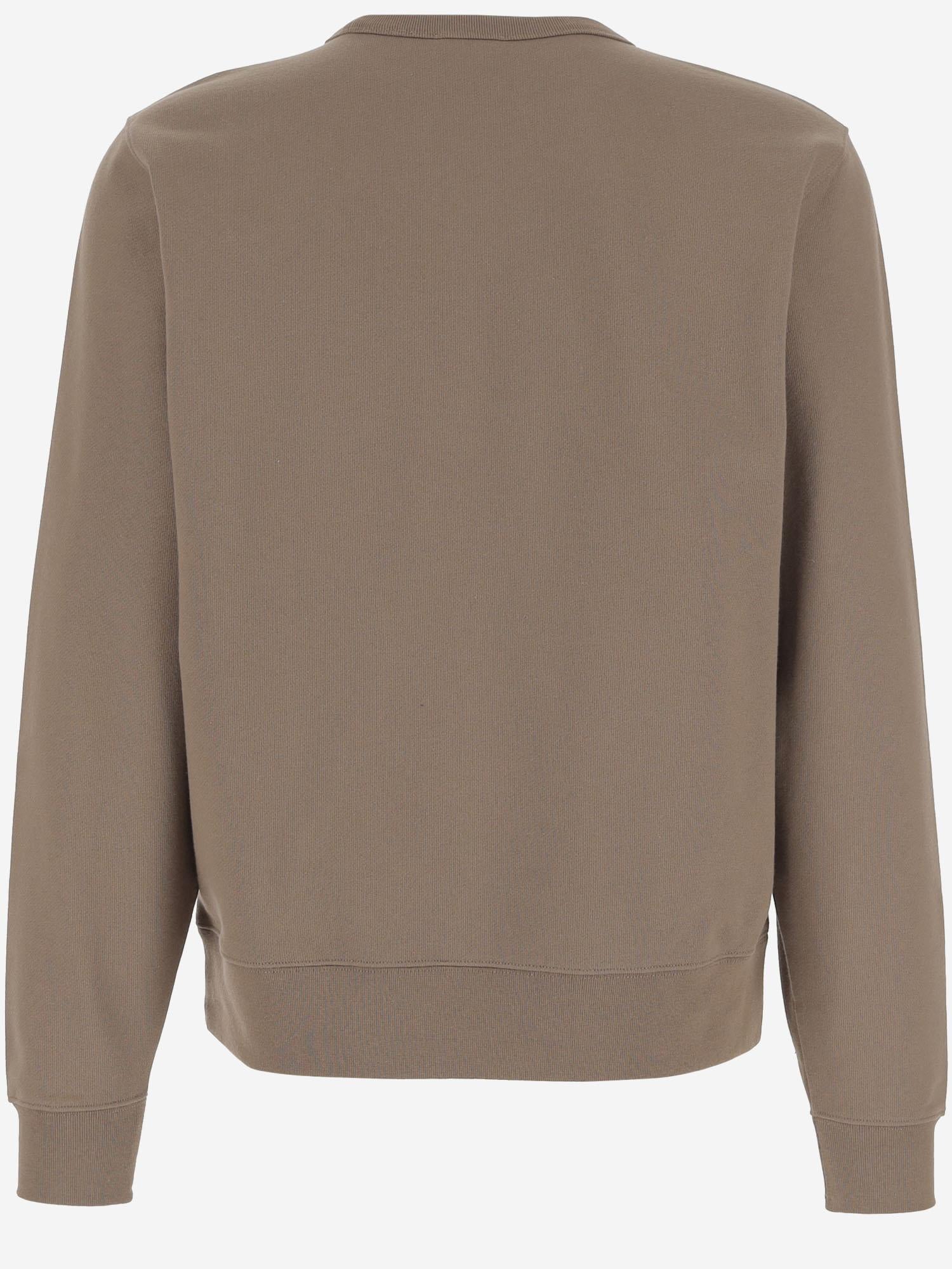 FELPA IN COTONE CHECK CON EKD 8116084 CLAY BROWN BURBERRY 