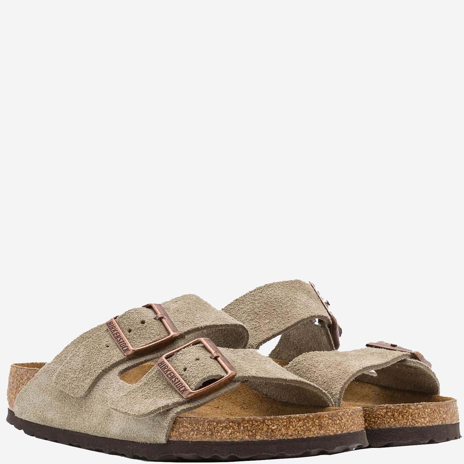 SANDALI ARIZONA IN SUEDE 951303 TAUPE BIRKENSTOCK 