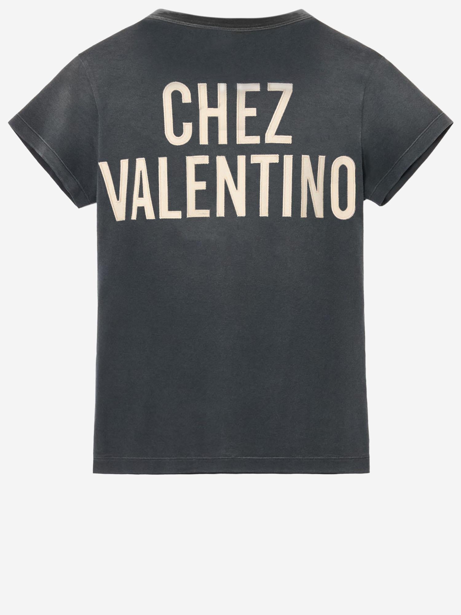 T-SHIRT IN COTONE CON STAMPA 8B3MG24Y 9GLTB1 VALENTINO 