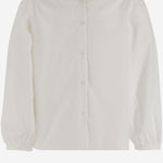 Camicia con colletto a balze W05GBLW00029 002 BONPOINT KIDS 