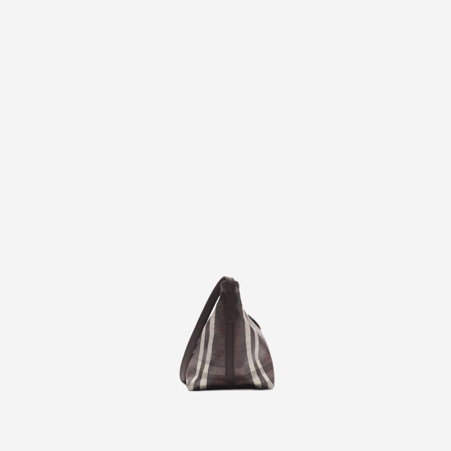 BORSA A TRACOLLA HIGHLANDS MINI 8114728 MAHOGANY BURBERRY 
