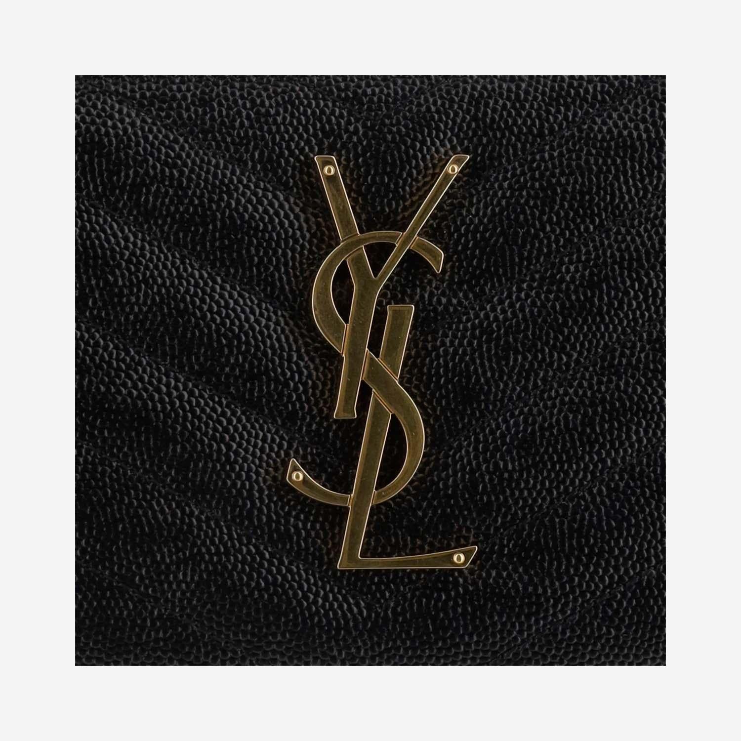 PORTAFOGLIO CASSANDRE LARGE 358094 BOW011000 SAINT LAURENT 