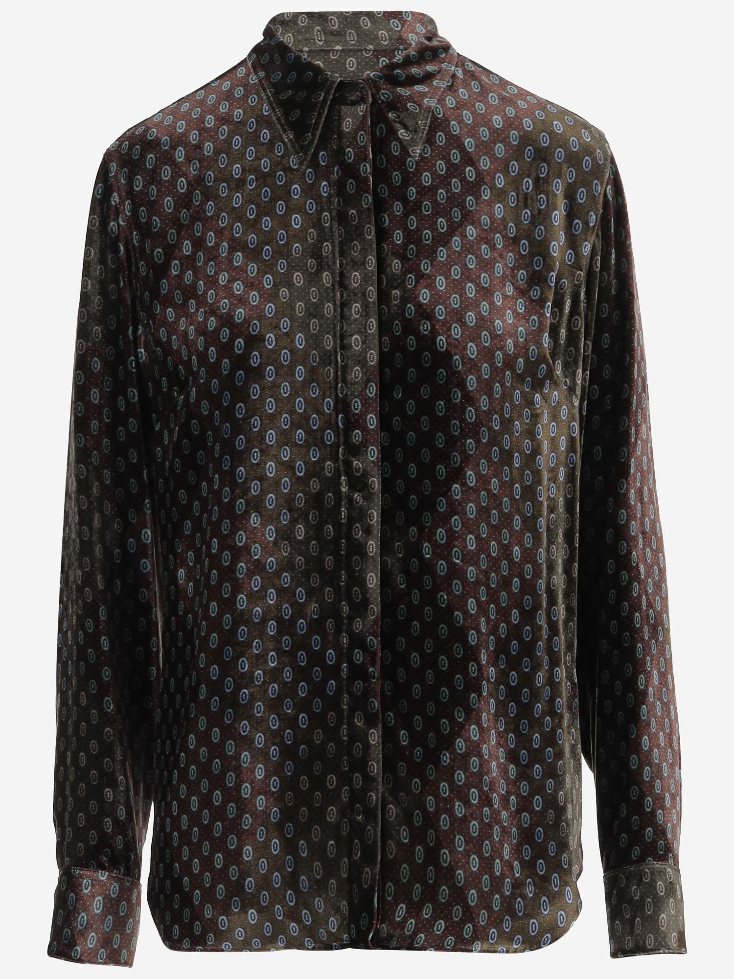 CAMICIA IN viscosa CON STAMPA FANTASIA 010706 2254606 DRIES VAN NOTEN 