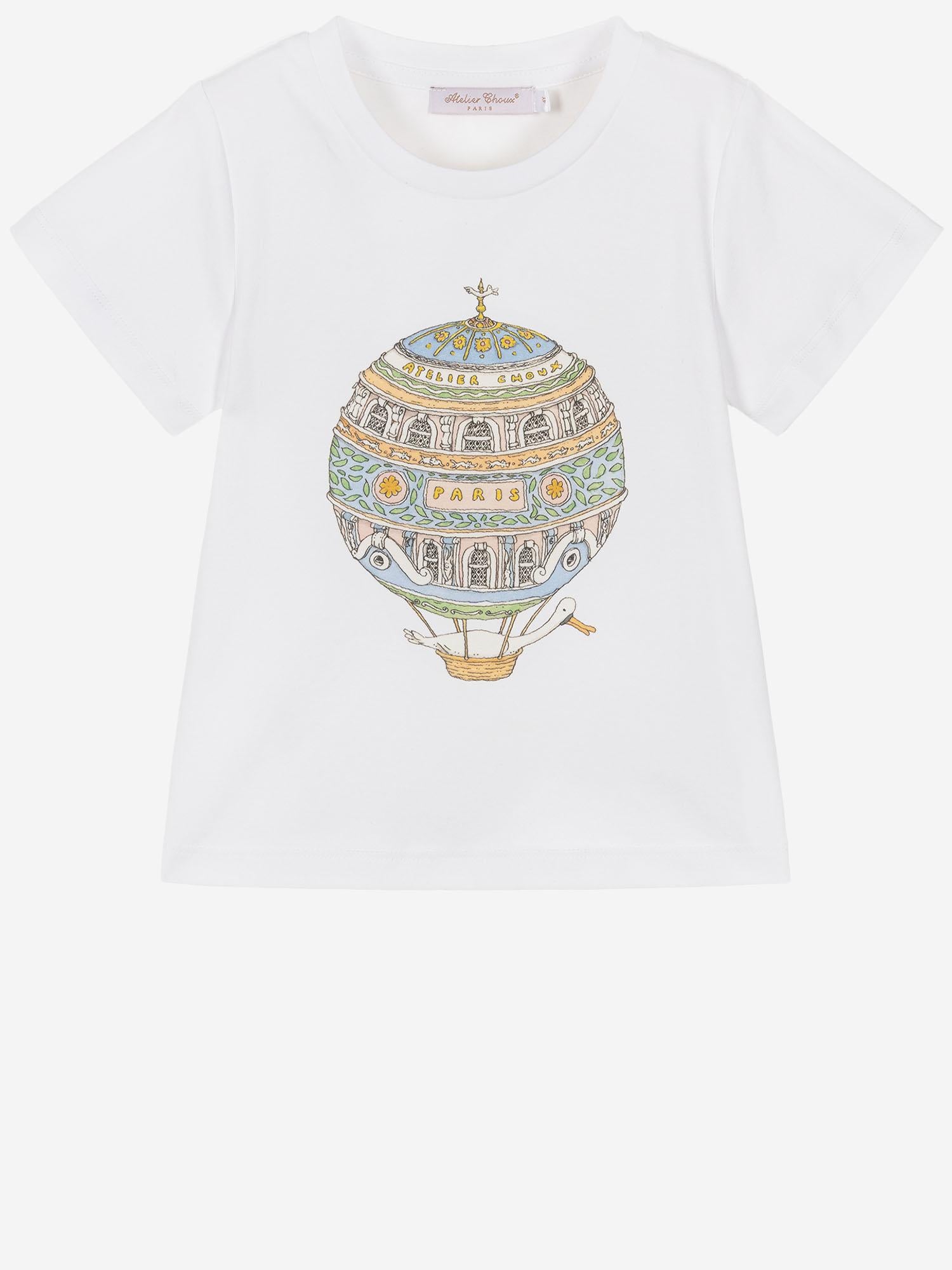 T-SHIRT HOT AIR BALLOONS TSCNBALL MULTI ATELIER CHOUX KIDS 