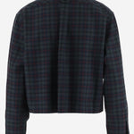 CAMICIA TARTAN IN LANA MK1970 174RF0D3Z MIU MIU 