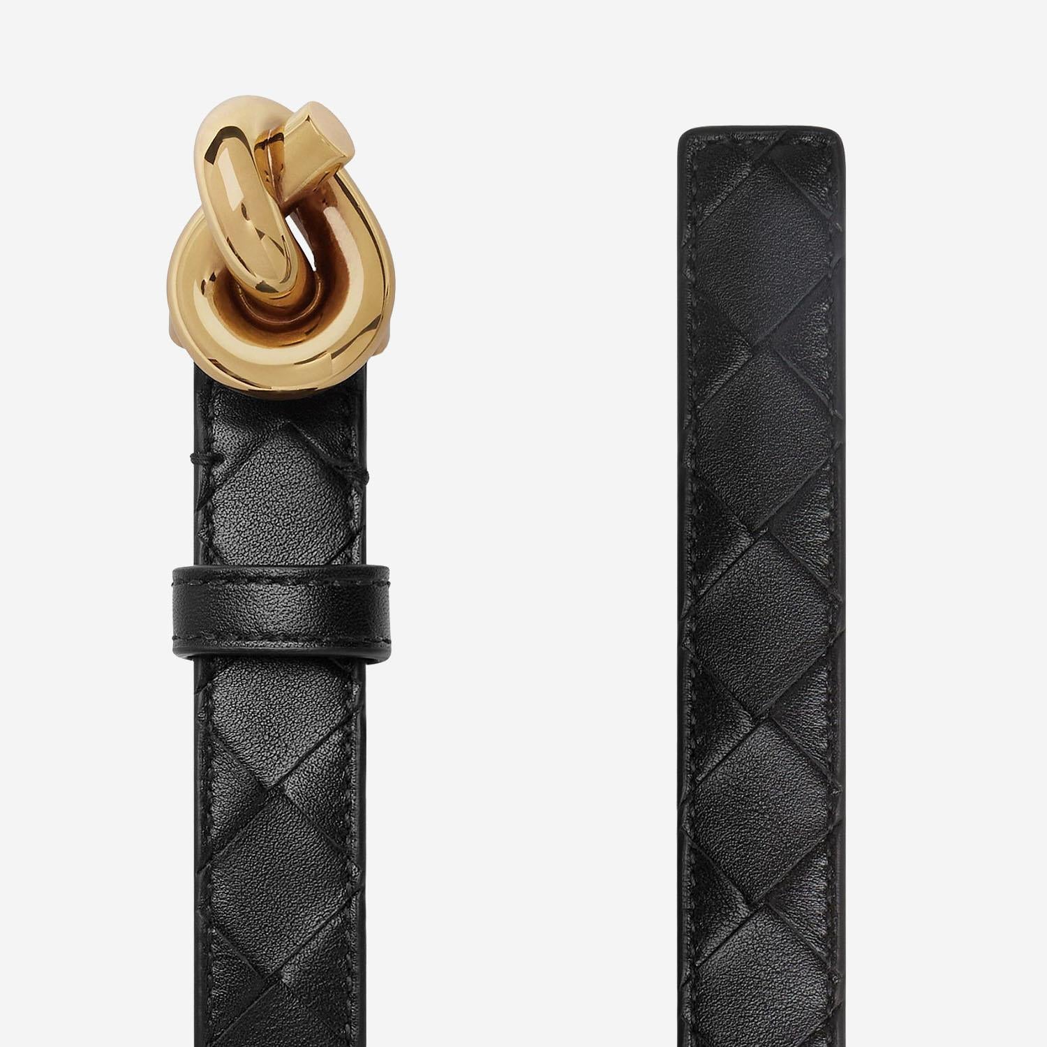 CINTURA CON NODO IN PELLE 837003 V4R431019 BOTTEGA VENETA 