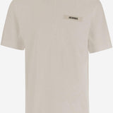 T-SHIRT IN COTONE CON LOGO TSM00133AJ00226 150 JACQUEMUS 