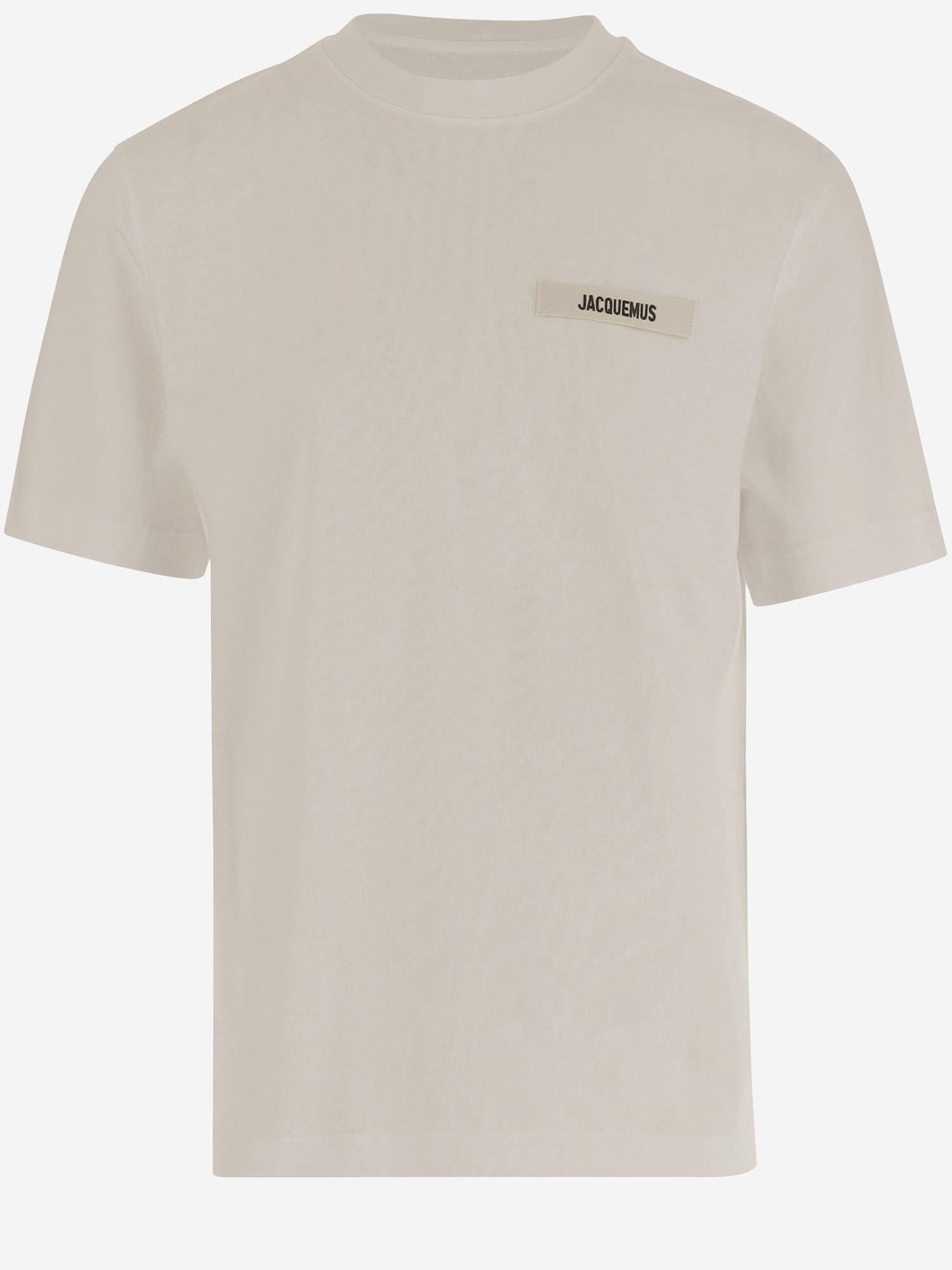 T-SHIRT IN COTONE CON LOGO TSM00133AJ00226 150 JACQUEMUS 