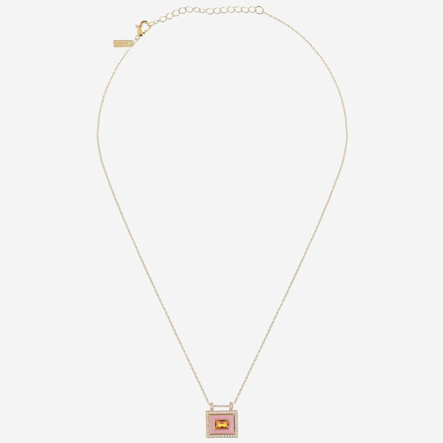COLLANA EL PASO ROSA CO348 ORO MYA BAY 