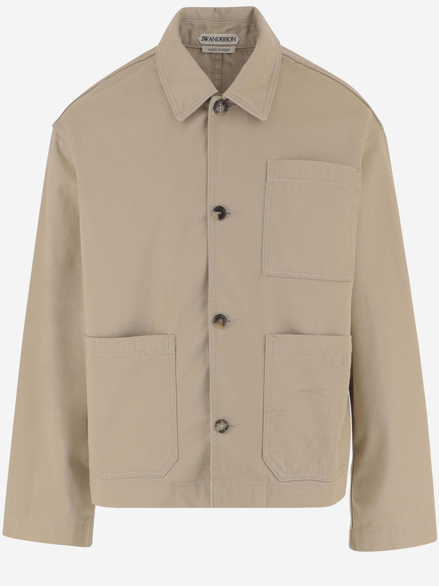 GIACCA IN COTONE CON TASCHE APPLICATE JK0420 PG1933132 JW ANDERSON 