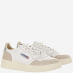 SNEAKERS MEDALIST LOW AULWLS74 LEATSUEDEWHTSILVER AUTRY 