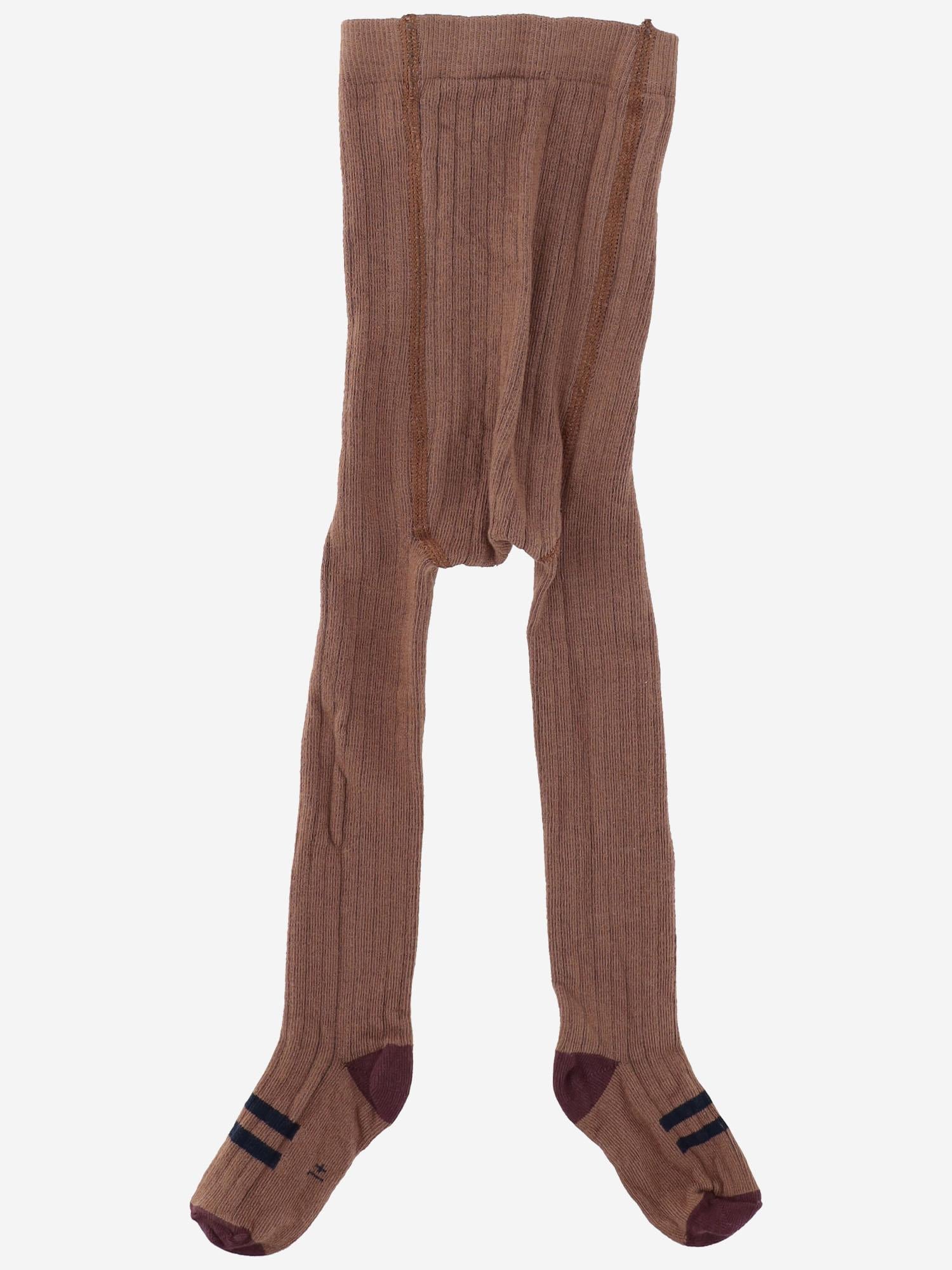 CALZE IN MISTO COTONE STRETCH 25W238 CASTAGNA 1+ IN THE FAMILY KIDS 