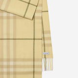 SCIARPA IN CASHMERE CON MOTIVO CHECK 8112710 BUFFYELLOW BURBERRY 