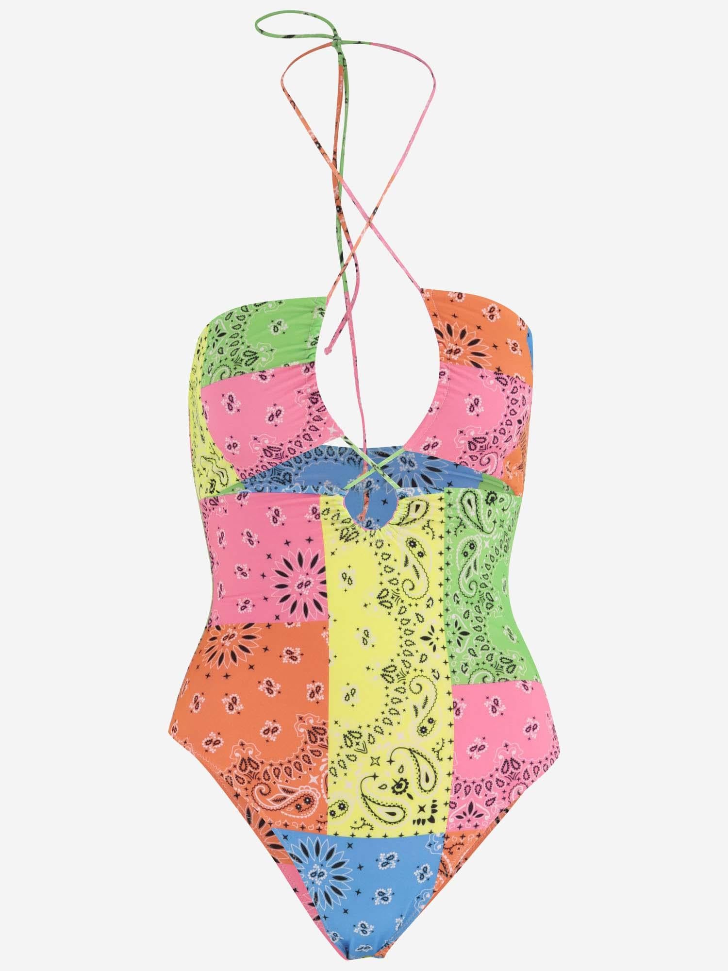 COSTUME INTERO CON STAMPA BANDANA MULTICOLORE KNS0001 00029D MC2 SAINT BARTH 