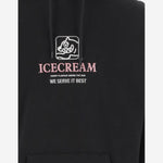 FELPA IN COTONE CON LOGO IC25340 BLACK ICECREAM 