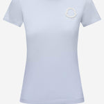 T-SHIRT IN COTONE CON LOGO RICAMATO 8C00061 89AUO700 MONCLER 
