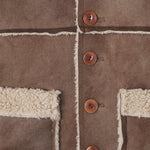GIACCA CON CAPPUCCIO E FODERA IN PELLICCIA SINTETICA 25W229 BROWN 1+ IN THE FAMILY KIDS 
